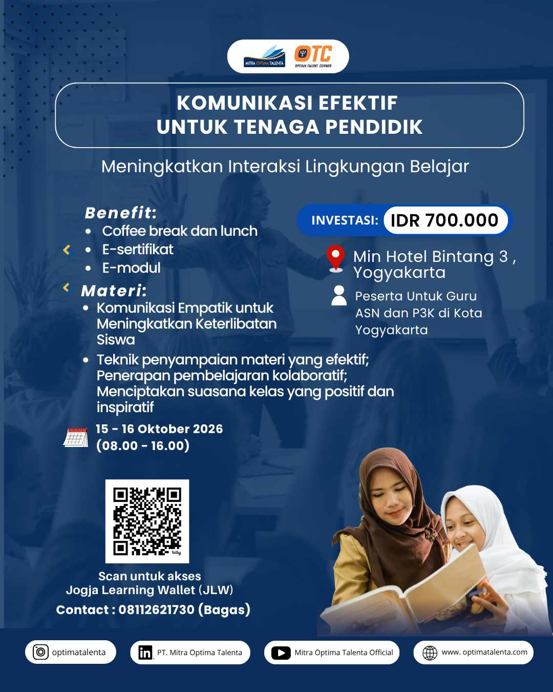 Flyer Komunikasi Efektif untuk Tenaga Pendidik ASN : Meningkatkan Interaksi Lingkungan Belajar