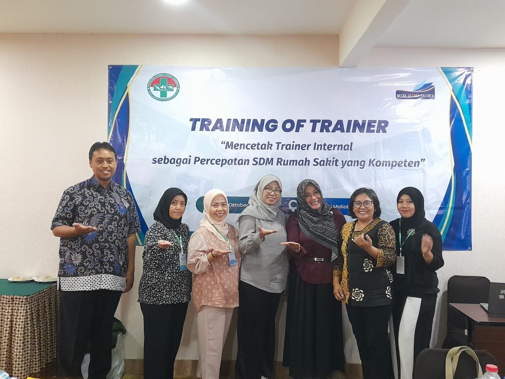Training Of Trainer "Mencetak Trainer Internal Sebagai Percepatan SDM Rumah Sakit yang Kompeten" Bekerjasama Dengan ARSADA
