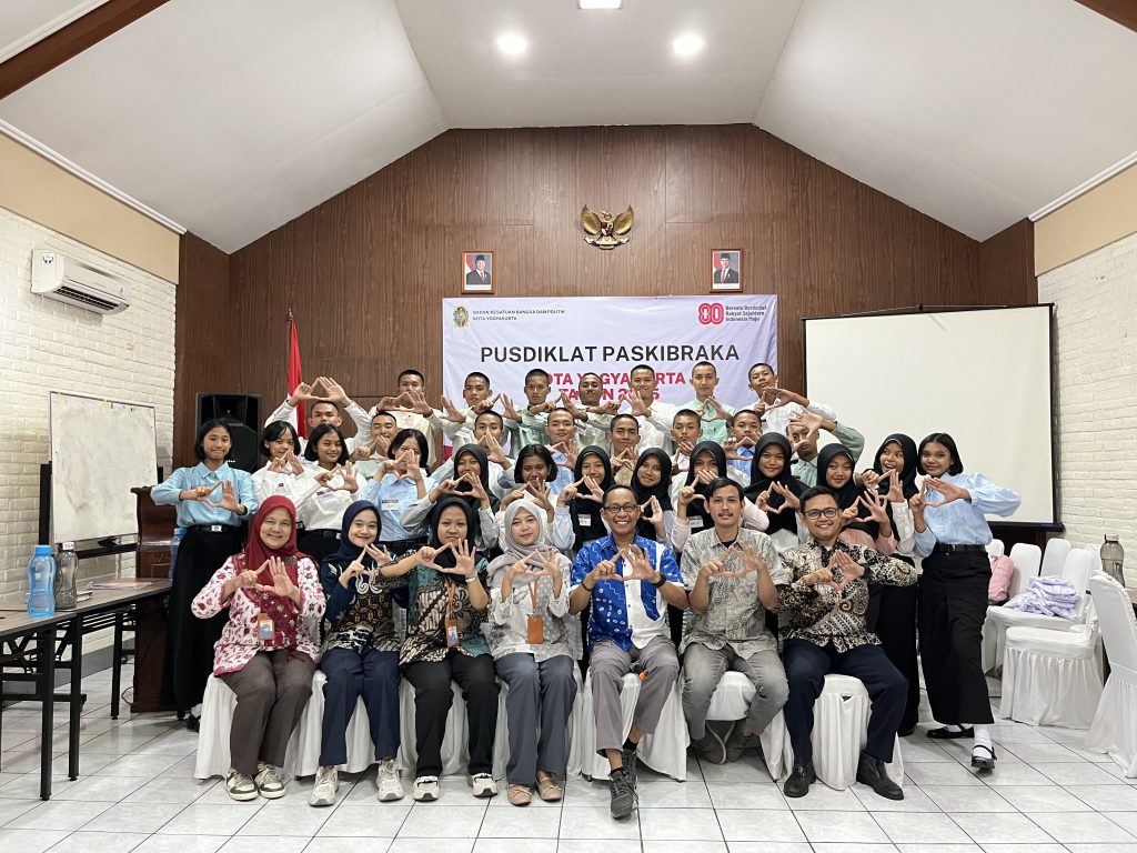 Pelatihan dan Pendampingan Psikologis Capas dalam agenda 'Diklat Paskibraka Kota Yogyakarta Tahun 2025'