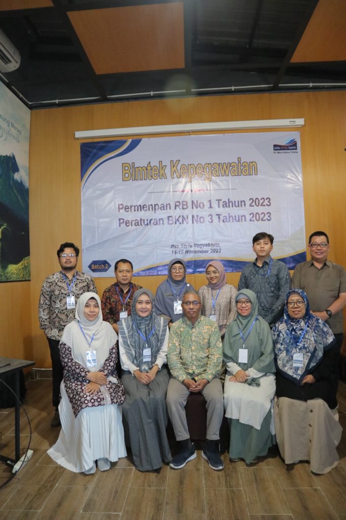 Bimtek Kepegawaian Pernempan RB No 1 Tahun 2023 dan Perka BKN No 3 Tahun 2023